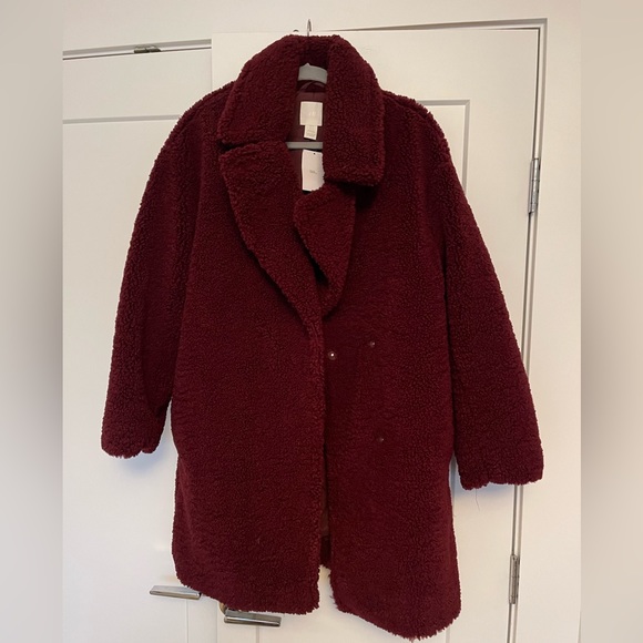 SOLD♥️H&M Faux Shearling Coat - Picture 5 of 10